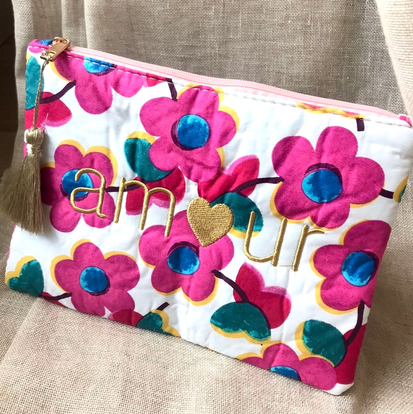 Pochette amour fushia